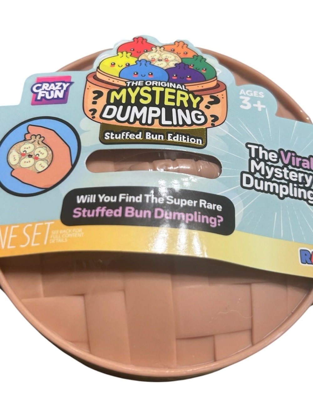 Crazy Fun Mystery Dumpling Stuffed Bun - Tan